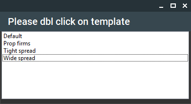 SharpTrader arbitrage built-in templates 