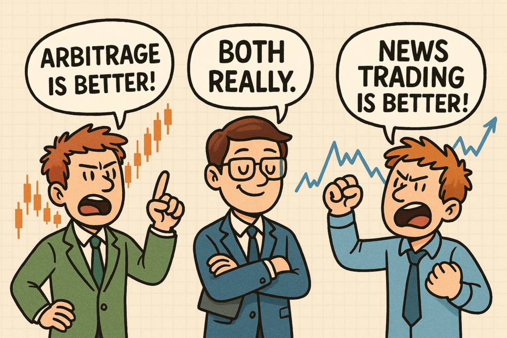 News Trader vs Latency Arbitrage Trader