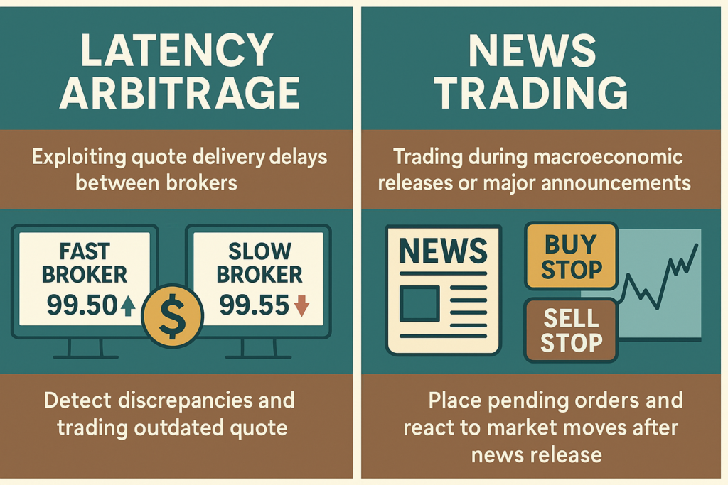 news trading strategy vs latency arbitrage