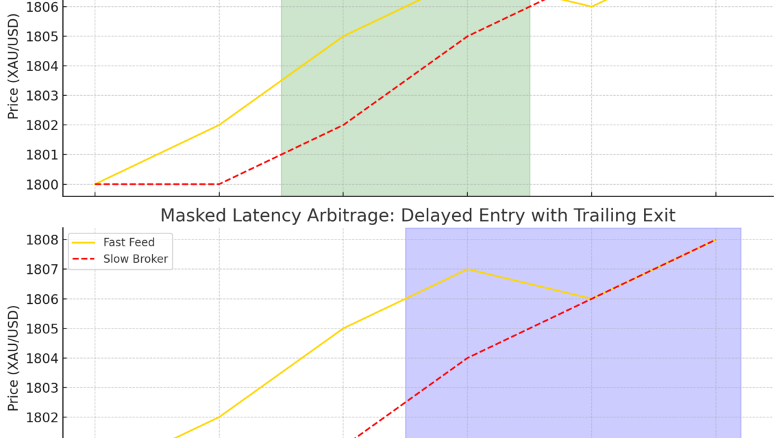 how to mask latency arbitrage trading activity for gold trading
