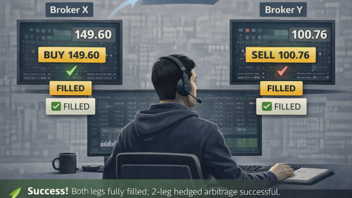 hedge arbitrage mechanism illustration