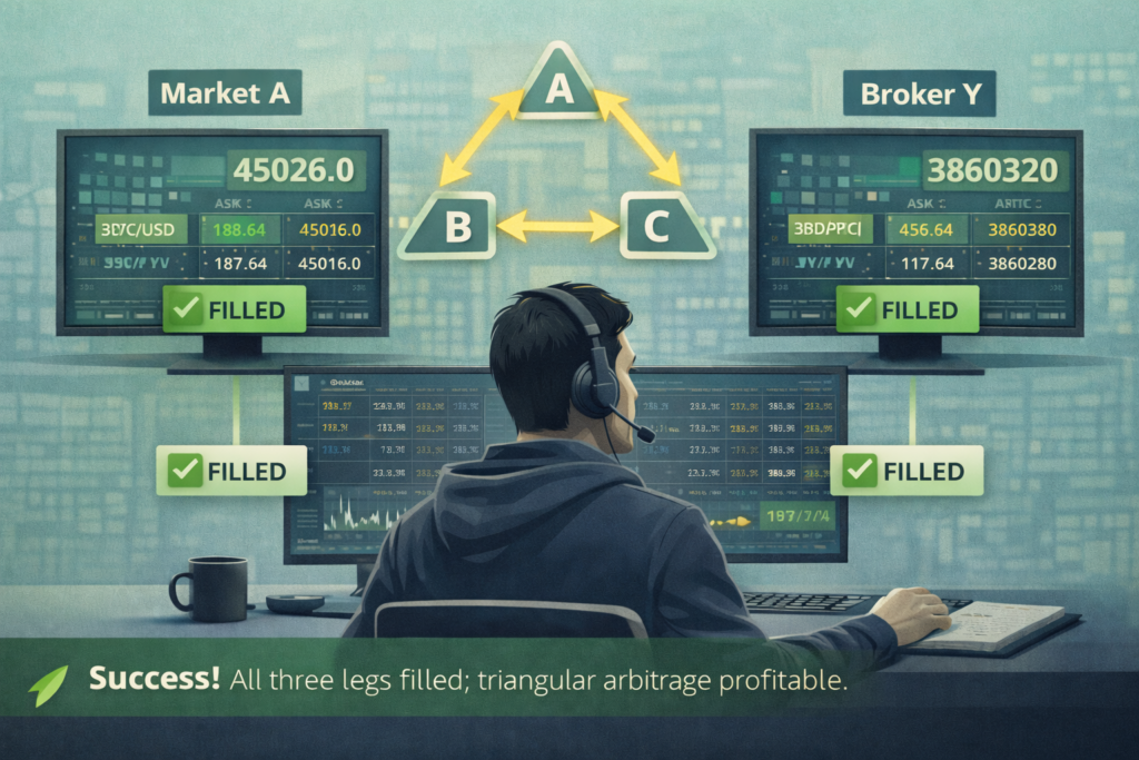 三角套利成功仓位解释