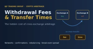Crypto withdrawal fees and transfer times between two exchanges